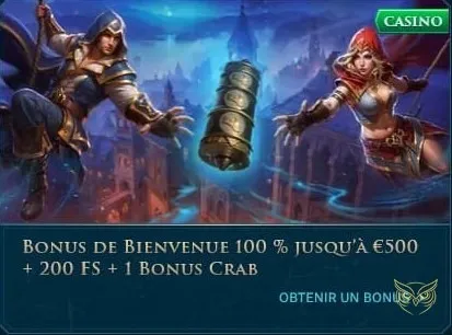 Interface du lobby des jeux Slotuna Casino.