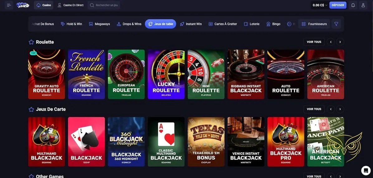 Bannière du bonus crypto SpinAura Casino.
