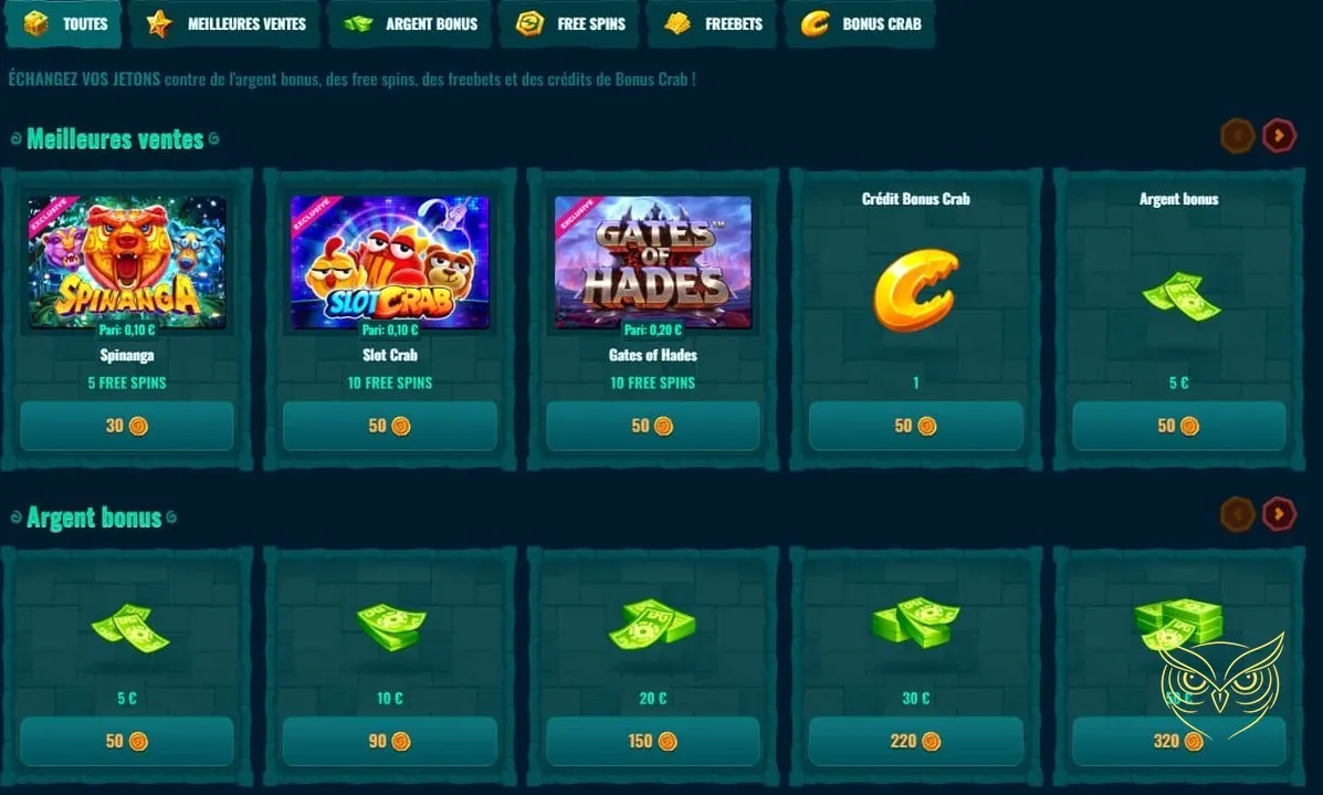 Écran des paris en direct Spinanga