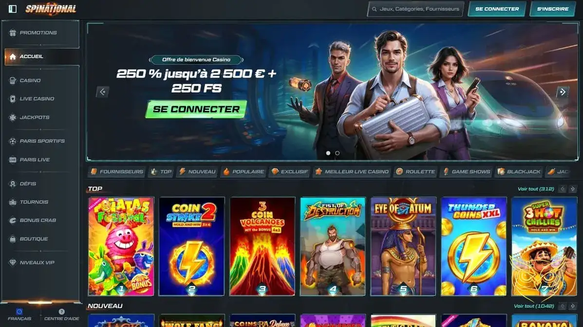 Logo officiel de Spinational Casino