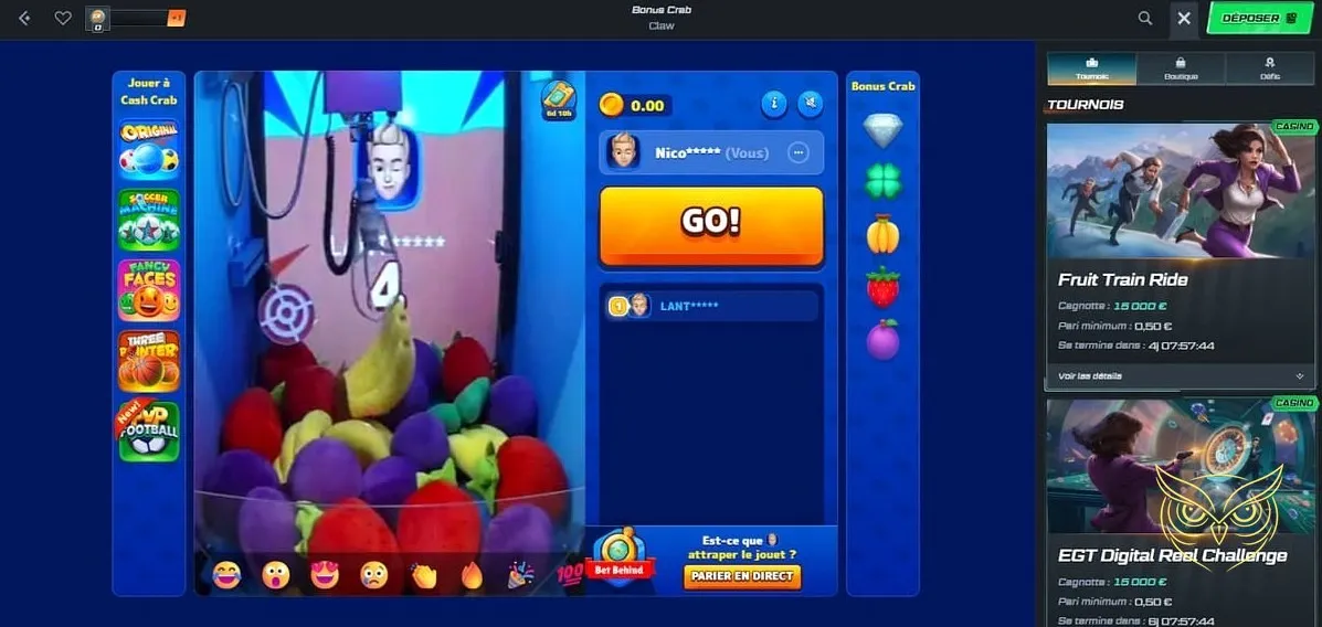 Assortiment de jeux de table classiques Spinational Casino