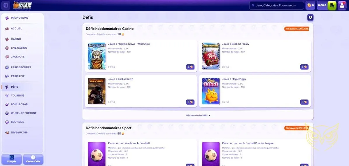 Symbole du bonus de bienvenue Spinbara Casino