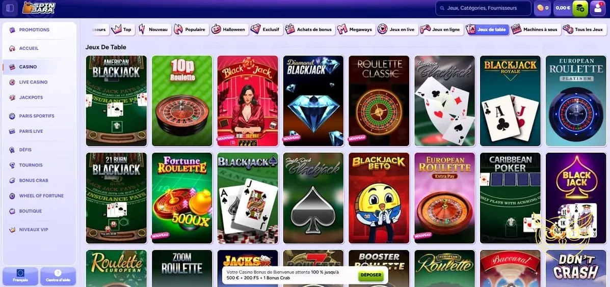 Icône des défis exclusifs Spinbara Casino