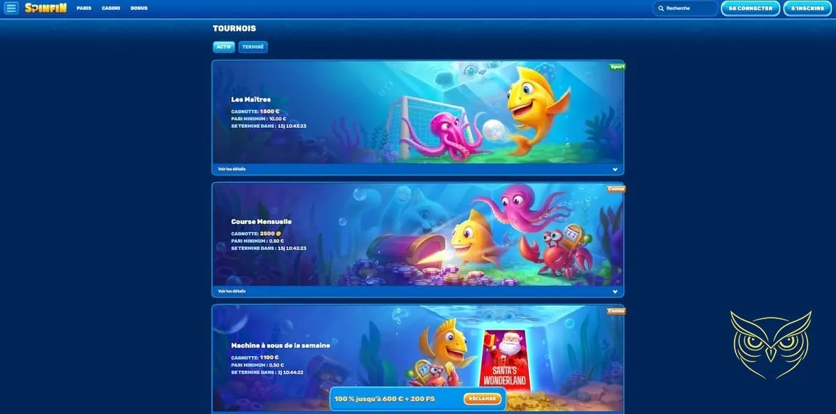 Page du formulaire d'inscription SpinAura Casino.