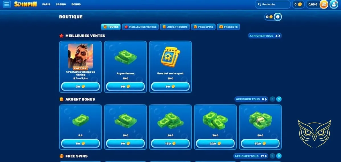 Icône des mini-jeux du casino Spin Aura