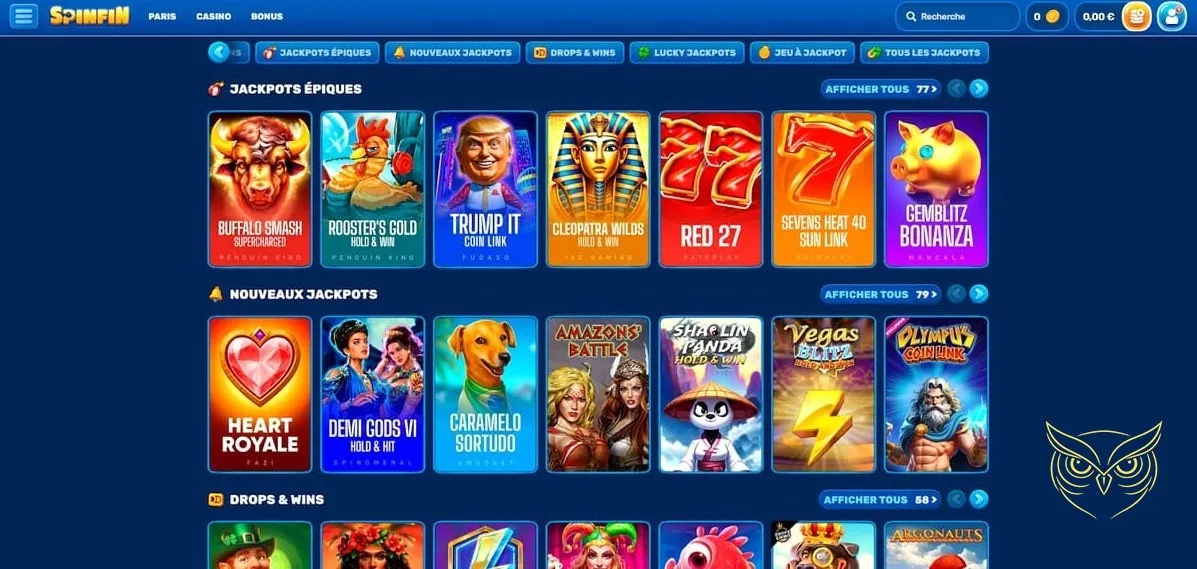 Icône autres promotions du casino Spin Aura