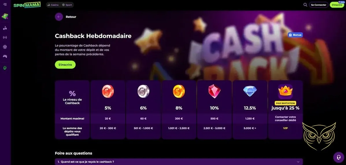 Miniatures des jeux à gratter SpinMama Casino