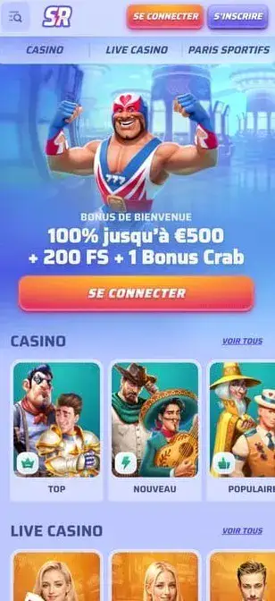 Icône de l'application mobile Spinrollz Casino