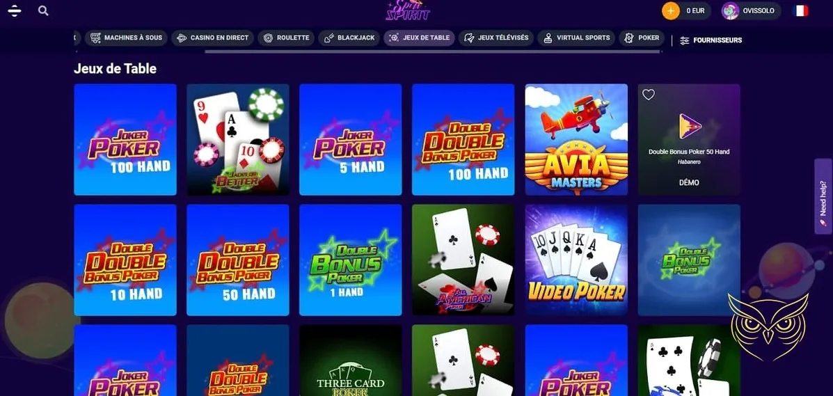 Méthodes de dépôt sécurisées sur SpinSpirit Casino