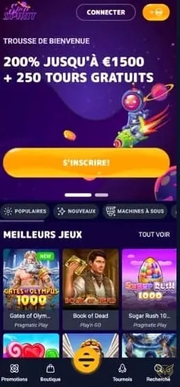 Méthodes de dépôt sécurisées sur SpinSpirit Casino