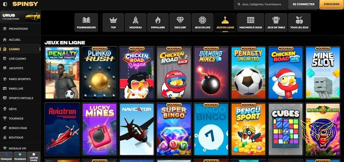 Avantages du programme VIP Spinsy Casino