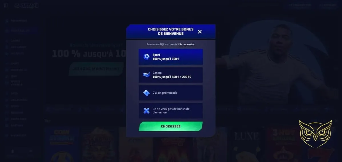 Icône des promotions du casino Sportaza