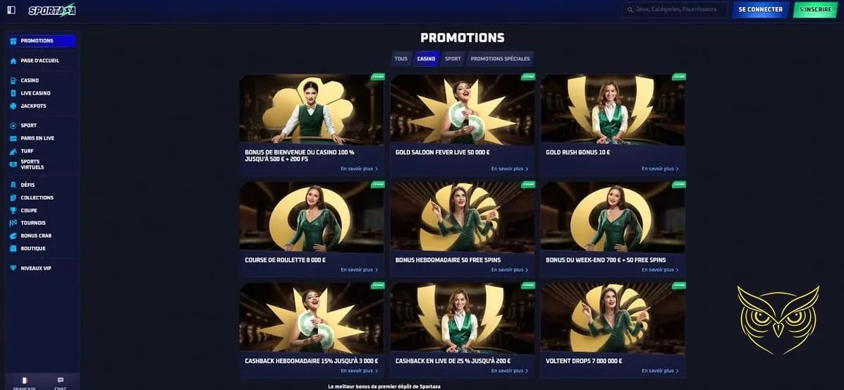 Symbole du bonus Crab sur Sportaza Casino