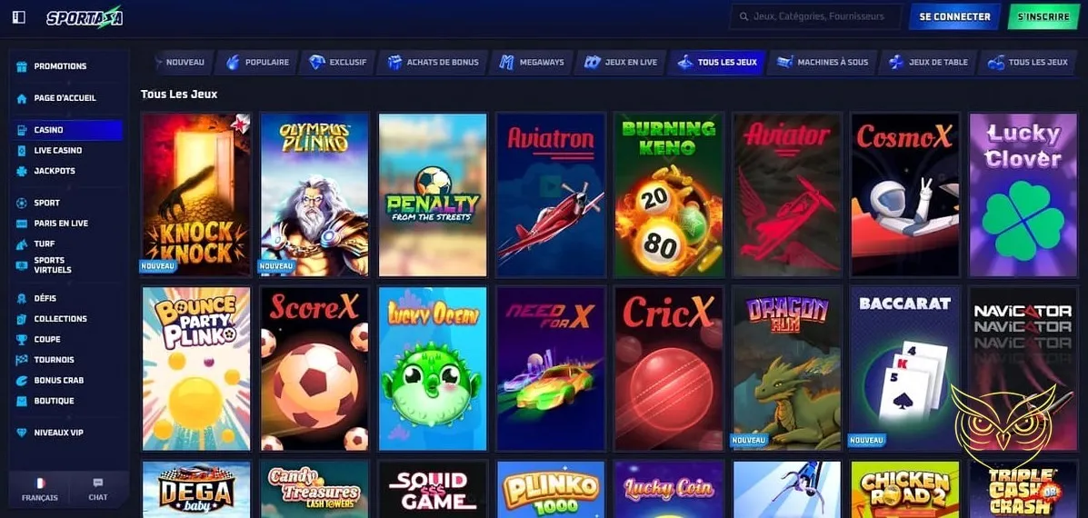 Fenêtre de chat du support live Sportaza