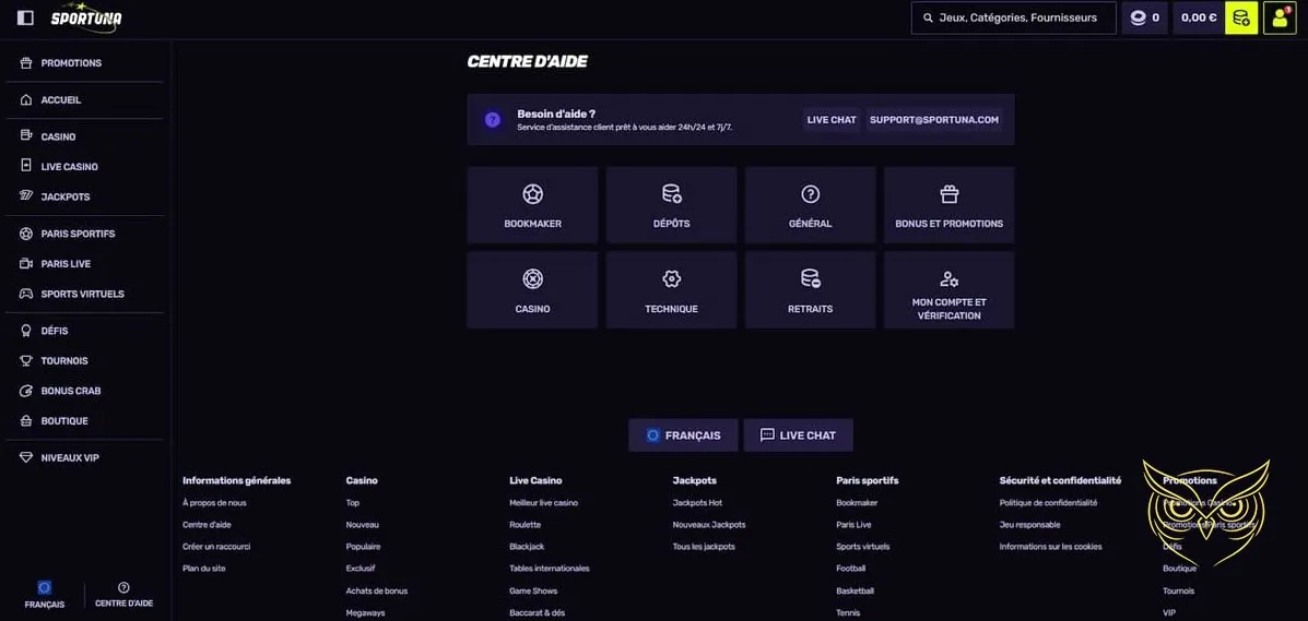 Icône des machines à sous du casino Sportuna