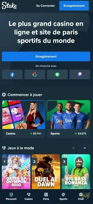 Icône de l'application mobile Stake Casino