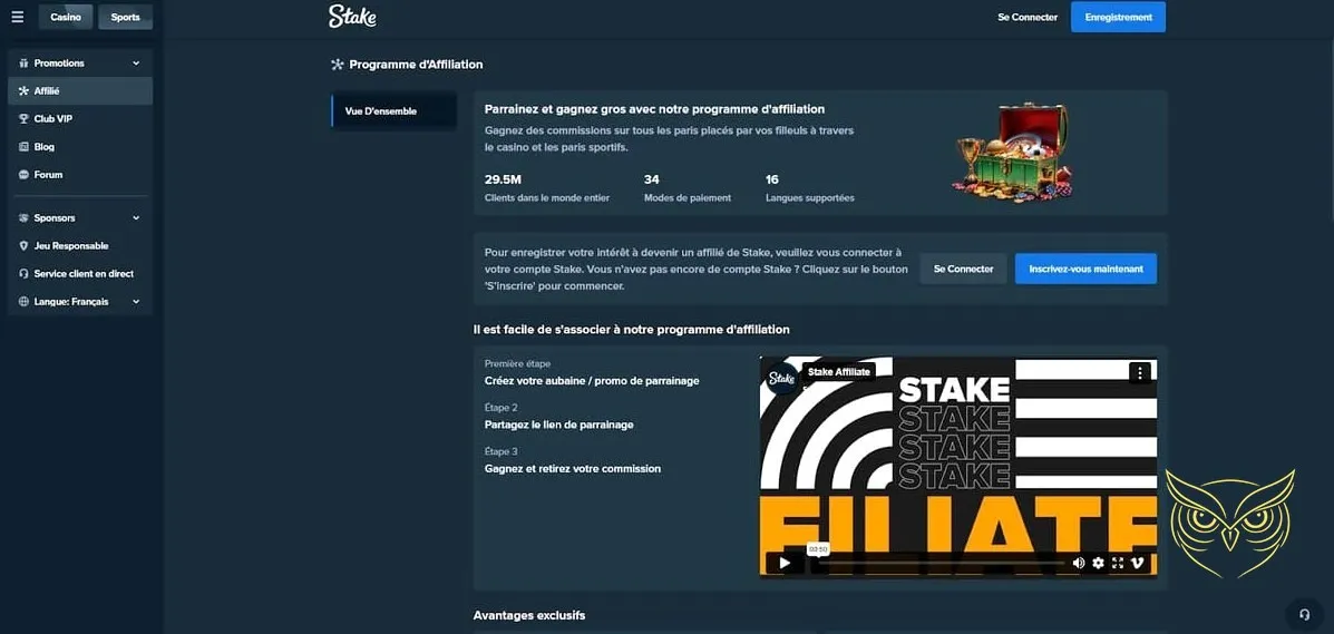 Aperçu de la sélection de jeux Stake Casino