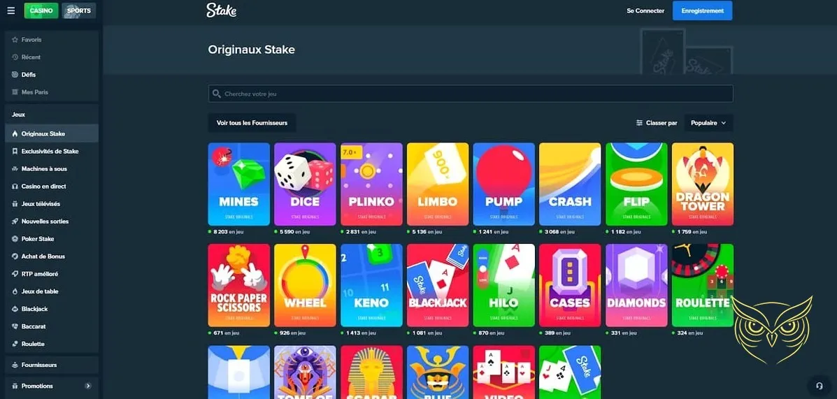 Icône des défis disponibles sur Stake Casino