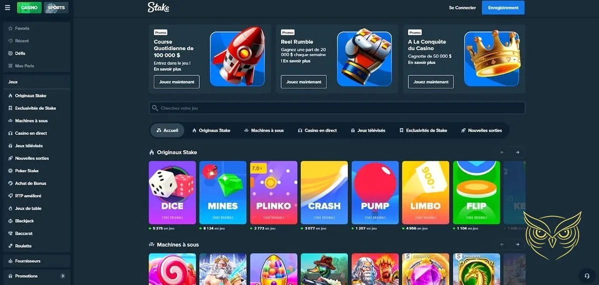 Contact avec le service client Stake Casino