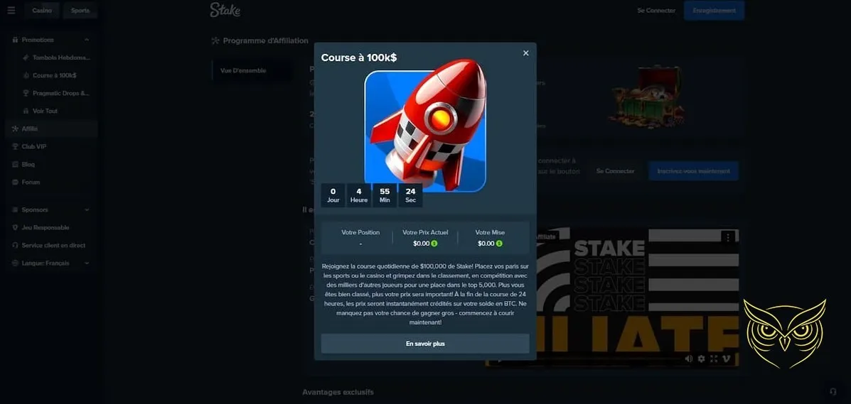 Catalogue des mini-jeux du Stake Casino