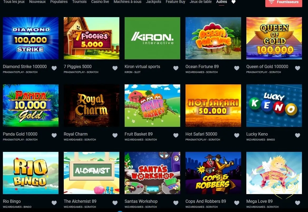 Sélection de machines à sous du casino Stakes