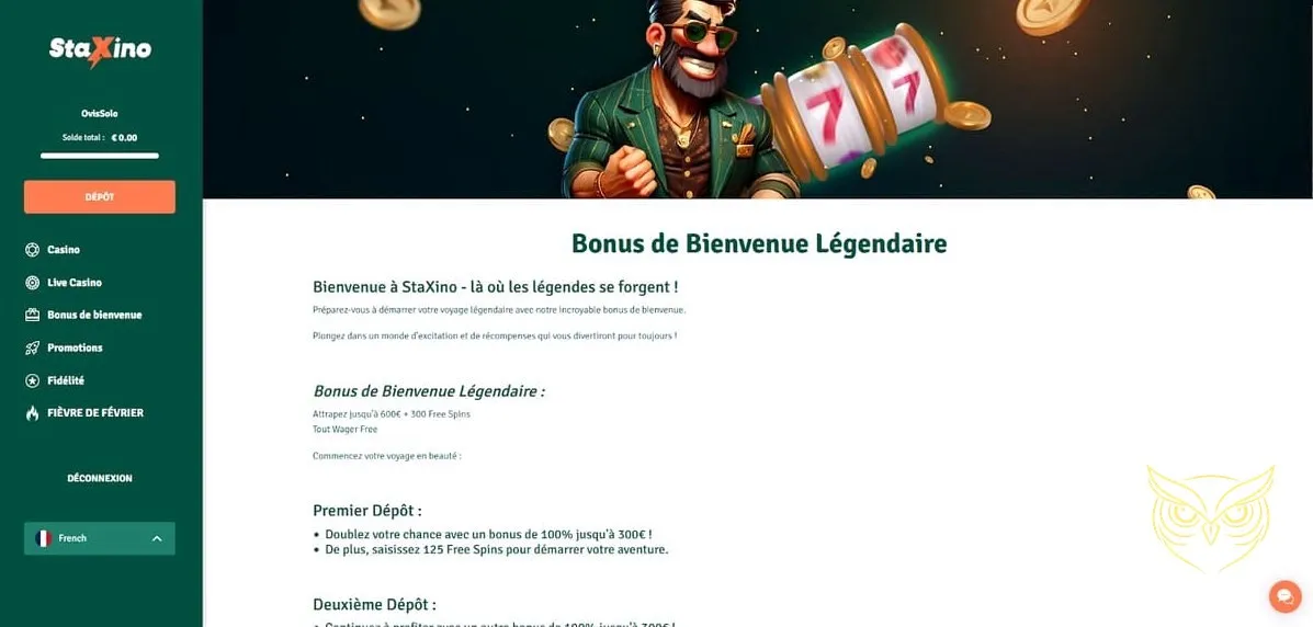 Collection de jeux de table StaXino Casino