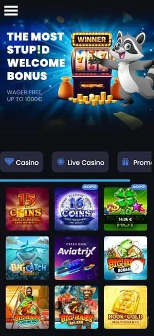 Icône de l'application mobile Stupid Casino