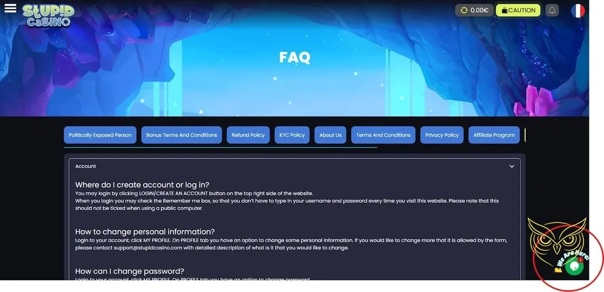 Icône du Casino Live XXL Stupid Casino