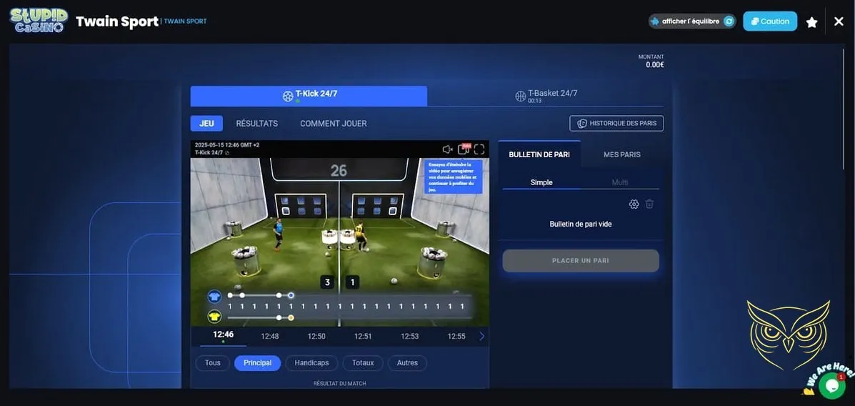 Icône du cashback illimité Stupid Casino