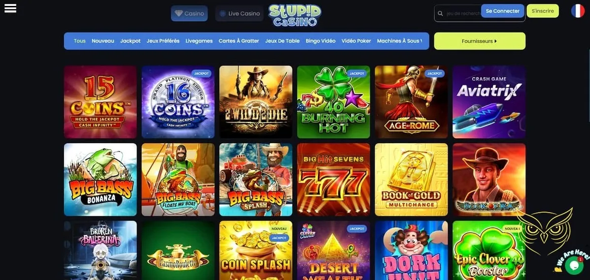 Icône des machines à sous Stupid Casino