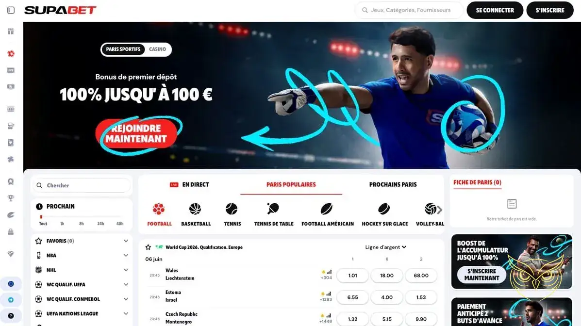 Logo officiel du casino Supabet