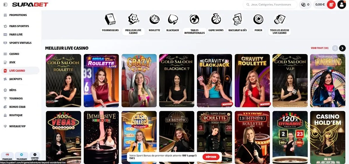 Icône des défis sportifs hebdomadaires Supabet Casino