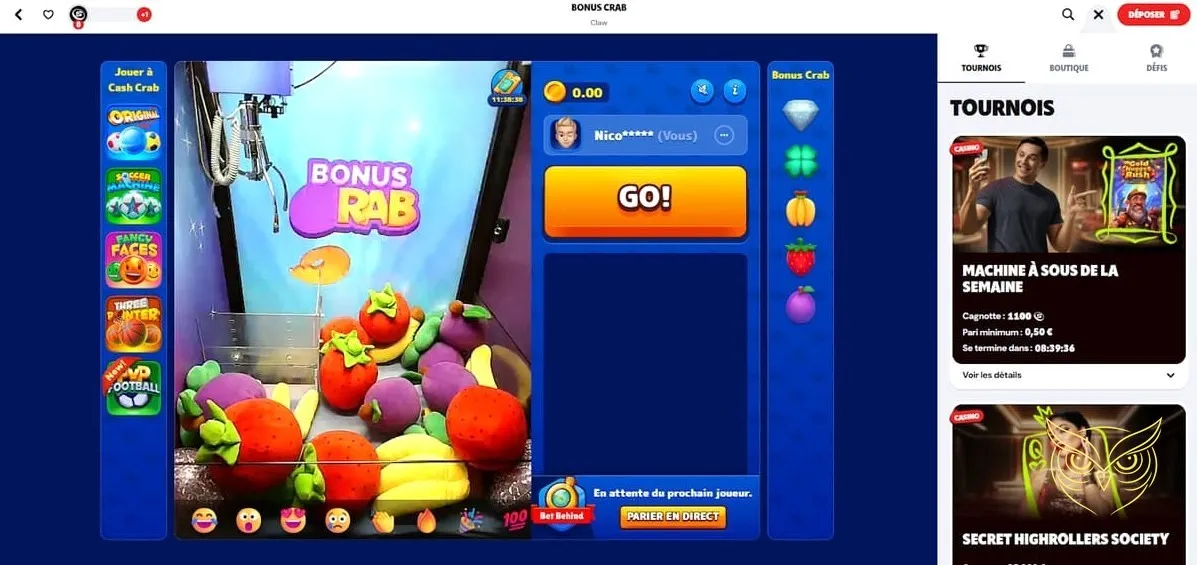 Icône des paris en direct Supabet Casino