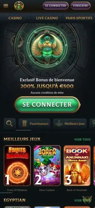 Icône de l'application mobile Talismania Casino.