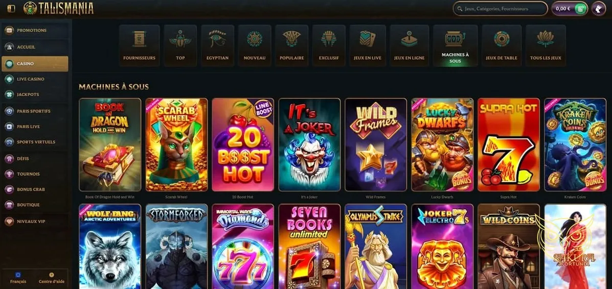 Illustration des défis quotidiens Talismania Casino.