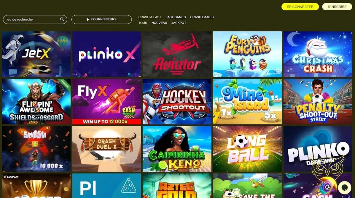 Icône de la section Jeux du casino Thor Casino