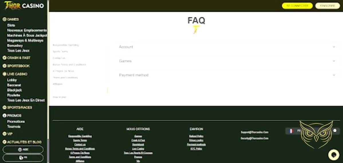Icône de la section paris sportifs de Thor Casino