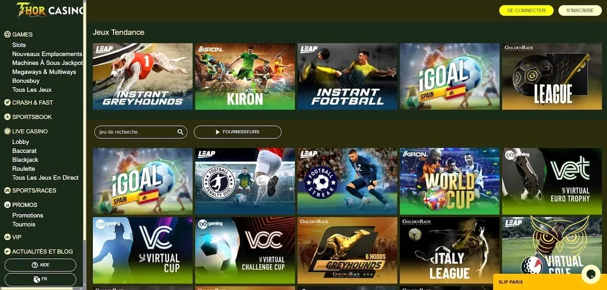 Icône de la section FAQ de Thor Casino