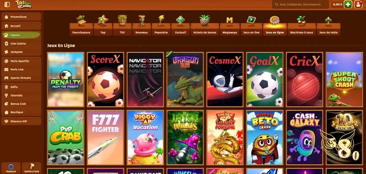 Icône du bonus de premier dépôt de Tiki Casino