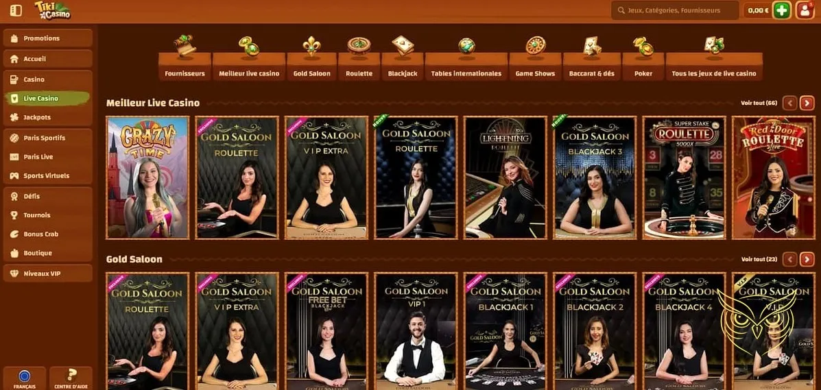 Icône de la section Tournois de Tiki Casino