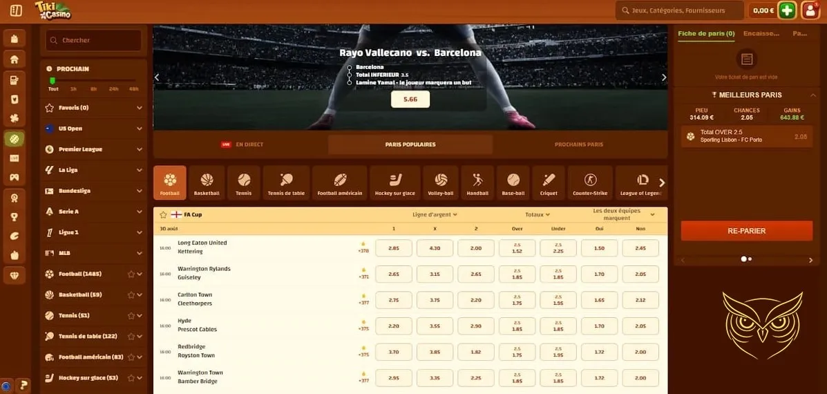 Icône du programme VIP de fidélité Tiki Casino