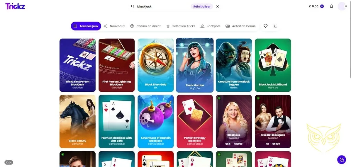 Offre de recharge week-end du casino Trickz