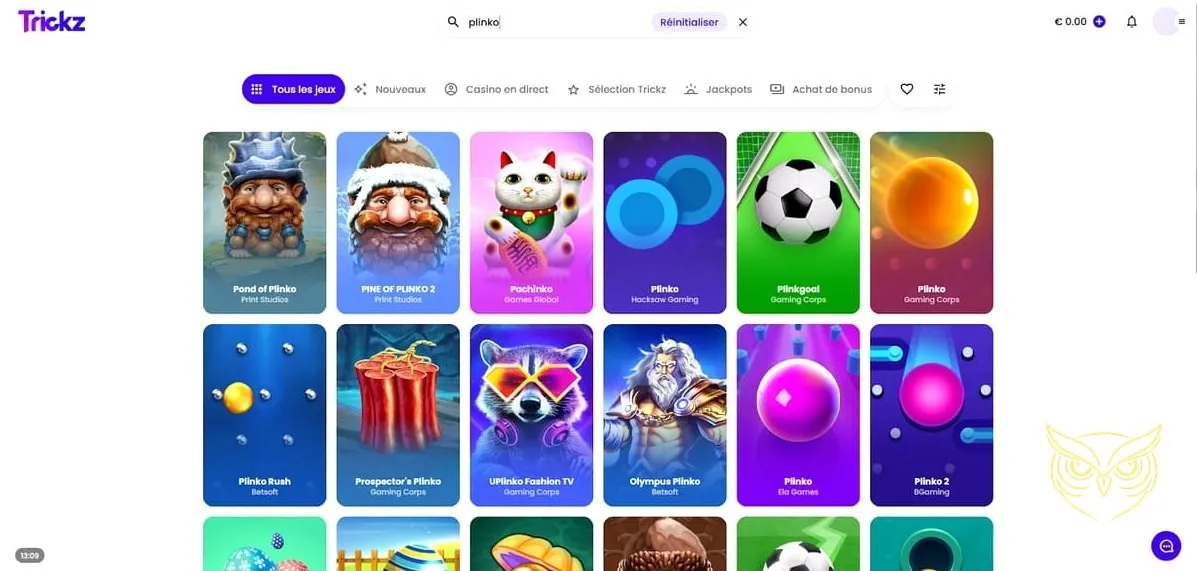 Présentation du Club VIP du casino Trickz