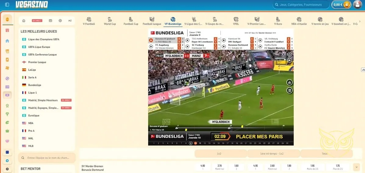 Méthodes de dépôt sécurisées Vegasino Casino