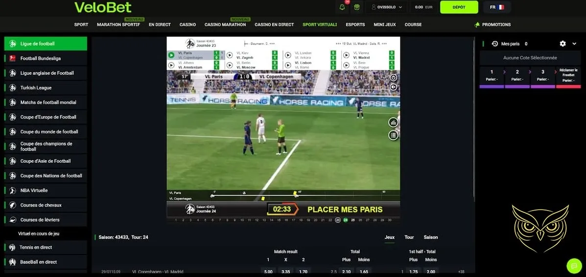 Icône de la promotion Marathon Sportif Velobet Casino.