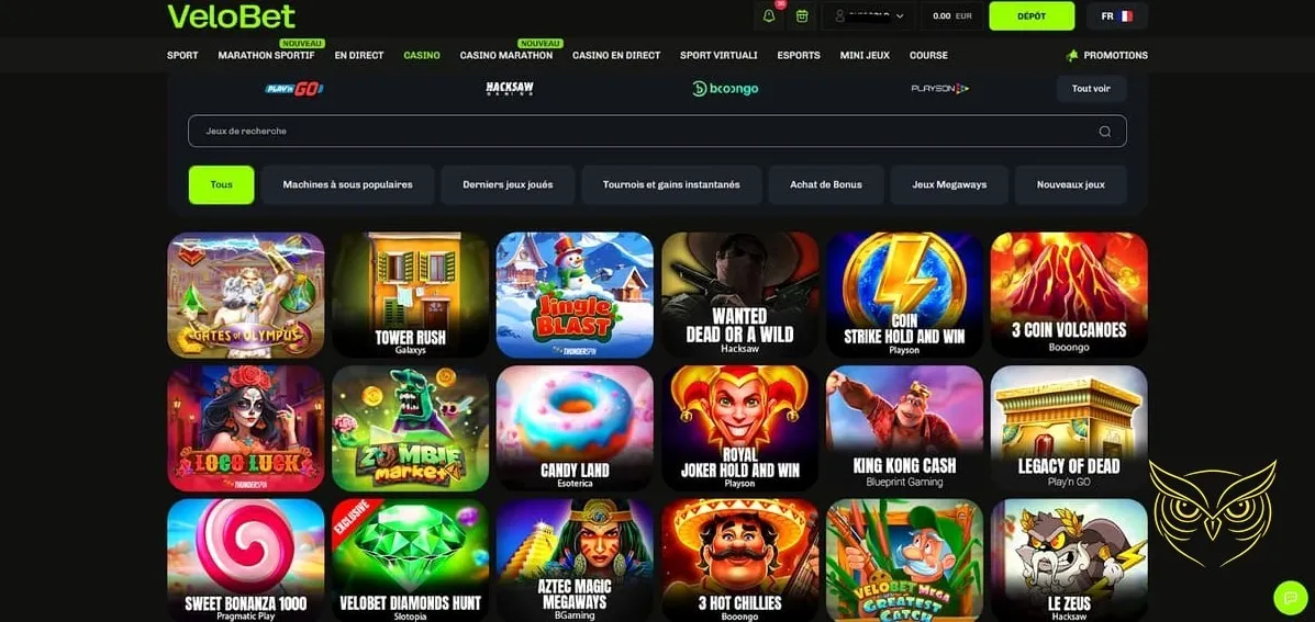 Icône de la promotion Marathon Casino Velobet.