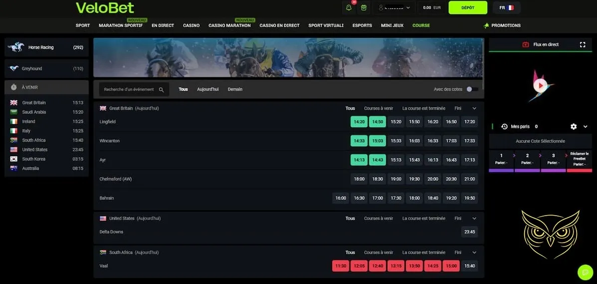 Icône du lobby du casino en direct Velobet.