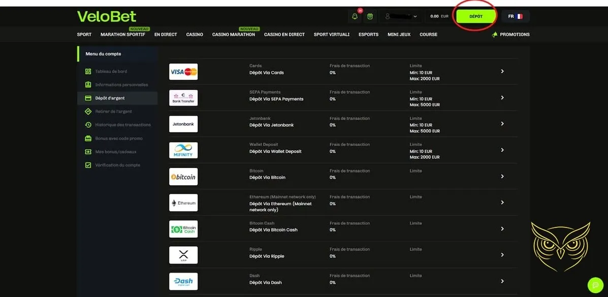 Icône des mini-jeux disponibles sur Velobet Casino.