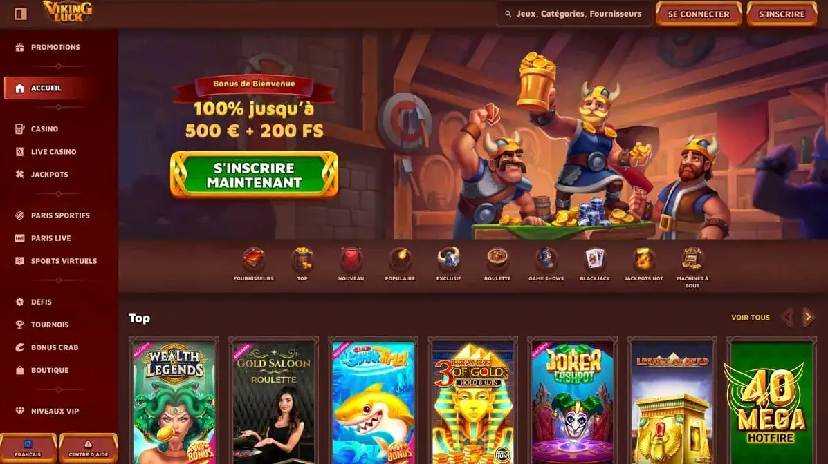 Logo officiel du casino VikingLuck.