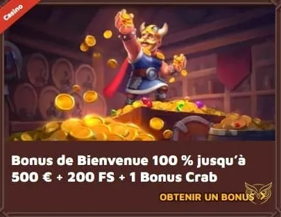 Icône de la section machines à sous VikingLuck Casino.